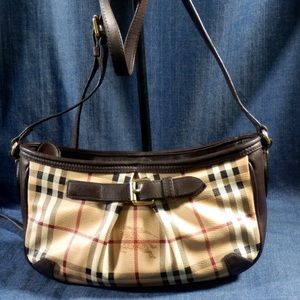 auth burberry shoulder bag cross body